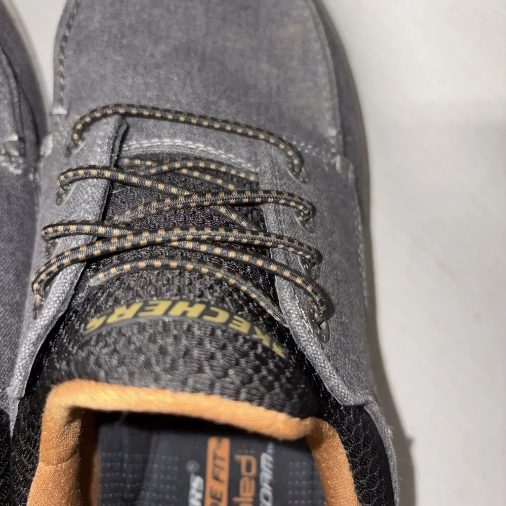 Skechers Men’s Relaxed Fit Elent Mosen Boat Shoe Black Size 12 E